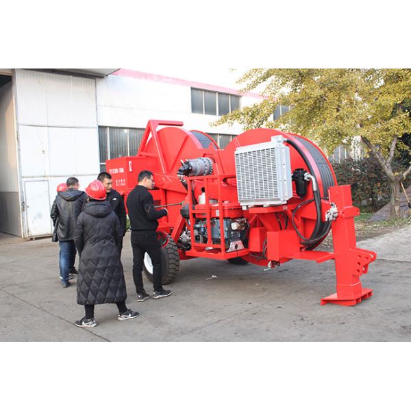 Stringing Power Line 5 Groove Hydraulic Wire Tensioner Hydraulic Pump Tianjin Parker