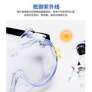 Shock Proof Disposable Protective Goggles Clear With Good Light Transmission