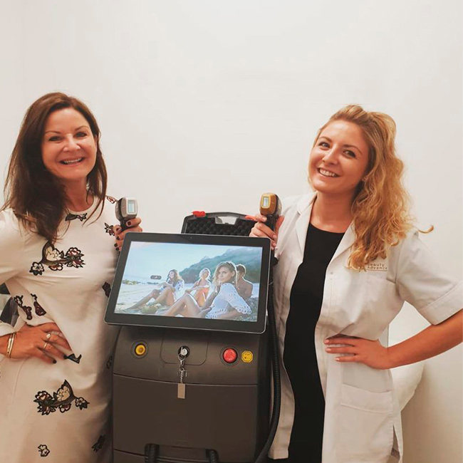 High Frequency 1-10HZ 808 Diode Laser Hair Removal Machine With 600W Output Power