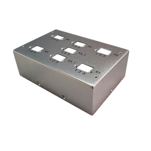 Buy Electroplating Precision Metal Stamping Parts Mild Steel Fabrication Enclosure at wholesale prices