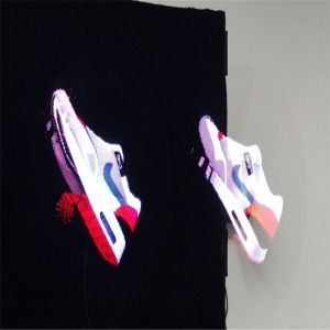 42cm X 42cm Black 3D Hologram Players 1.5kg Shopping Mall 3d Holo Display