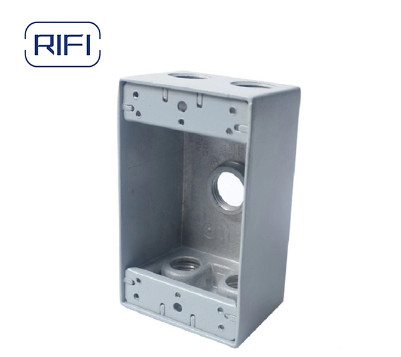 RS9 Raised Steel Cover Galvanized Electrical Conduit Box Cover For EMT Junction Boxes