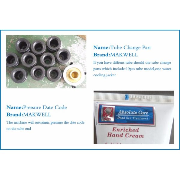 350kg Semi Automatic Tube Filling Machine Sealing 4.2kw Plastic Laminated