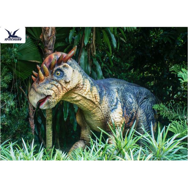 Zoo Playground Dinosaur Lawn Decorations Robotic Life Size Dinosaur Models
