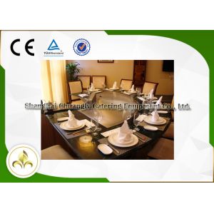 Quality Food Plazza / Buffet Car Electric Tabletop Grill Japanese Cooking Table for sale