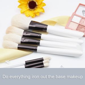 10PCS Multifunctional Goat Hair Makeup Brush Set 19*4cm