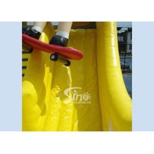 Custom extreme u shaped slide skateboard inflatable slide