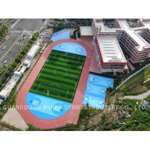 13mm Prefabricated Rubber Athletics Tracks With Tensile Strength 0.71Mpa