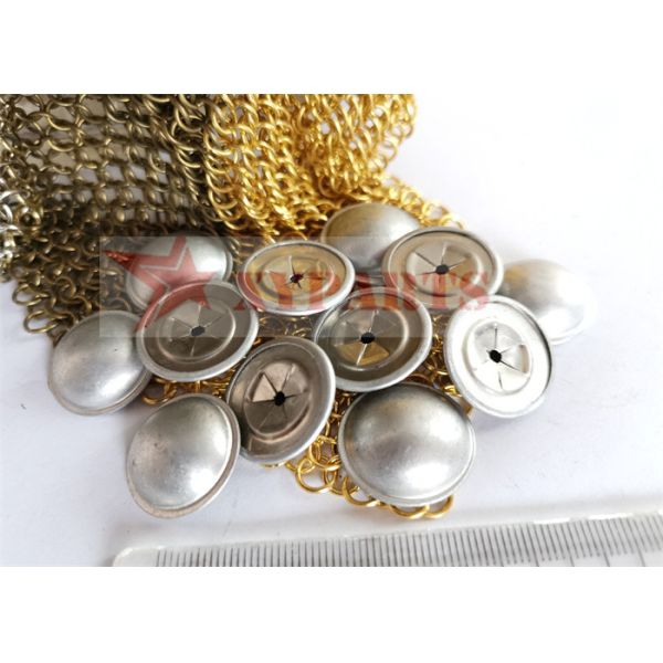 Fast Type 22mm Stainless Steel Insulation Dome Caps For Locked Lacing Anchors