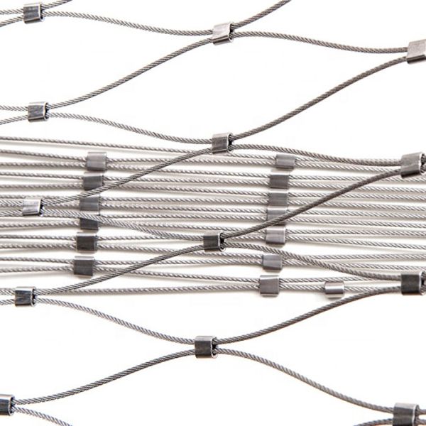 Aviary Bird Parrot Fence Flexible 5mm Stainless Steel Zoo Mesh