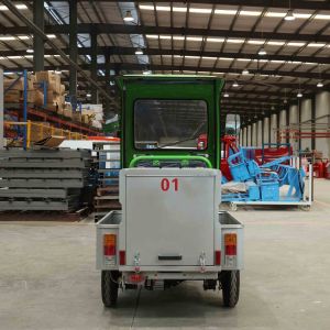 Multifunctional Three Wheel Double Barrel Sunshade Sanitation Vehicle