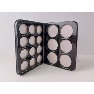 Black Notebook Empty Eyeshadow Palette Box Packaging Eco Friendly