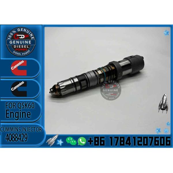 Diesel Fuel Injector 4088429 4088431 Common Rail Diesel Fuel Injector Compatible with Cummins QSK23 QSK60 Engine