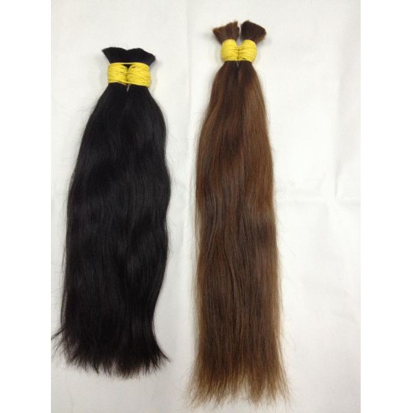 Free Shipping Natural Color Curly Wave Bulk Hair 10A Grades 100% Brazilian Hair For Braiding From 10inch to 30inches