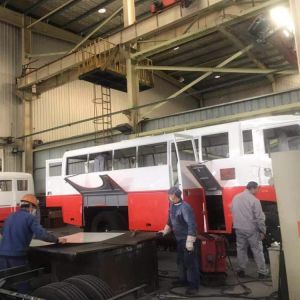 DONGFENG 29 Seats Diesel Coach Bus 4x4 Off Road Bus with Front Axle DONGFENG