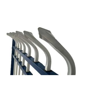 Decorative Yard Fence Powder Coated Finish No Dig Easy to Install Low Maintenanc