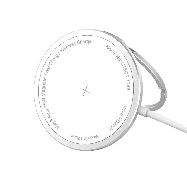 Buy Foldable Magnetic Wireless Charger for iPhone 12 Magsafe Wireless Charger 15W Fast Wireless Charging at wholesale prices