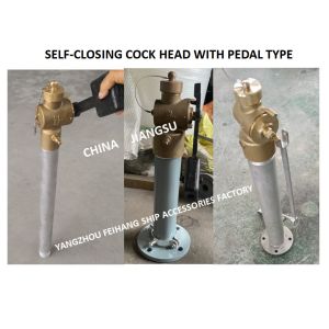 FH-DN80 MARINE SOUNDING SELF CLOSING VALVE, FOOT TYPE SOUNDING SELF CLOSING