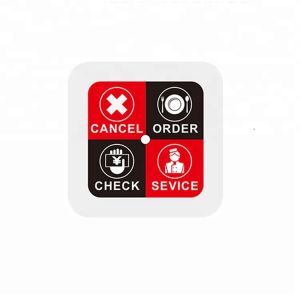 Customize alphanumeric wireless wrist watch and button pager system emergency