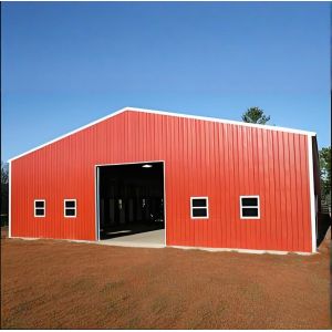 Industrial Prefab Metal Building Construction Q235 Q345 Steel Structure Factory