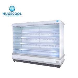 Supermarket Multideck Refrigerated Display Cabinet Customized Capacity