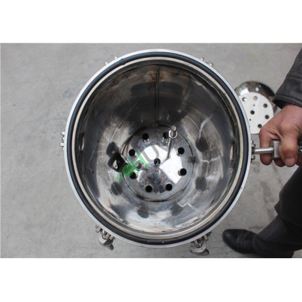 304 316L Stainless Steel Cartridge Filter Housing With 10'' 20'' 30'' 40'' Length