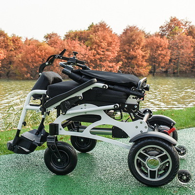 Buy Lithium Battery Brushless Motor Electric Power Wheelchair 120KG Load at wholesale prices
