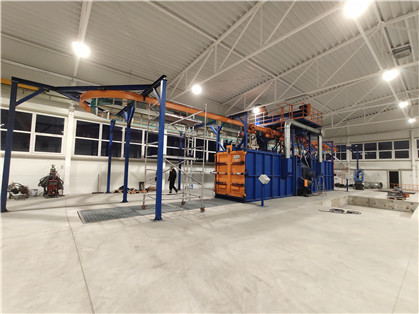 Buy Pass Through Industrial Shot Blaster Castings Surface Treatment at wholesale prices