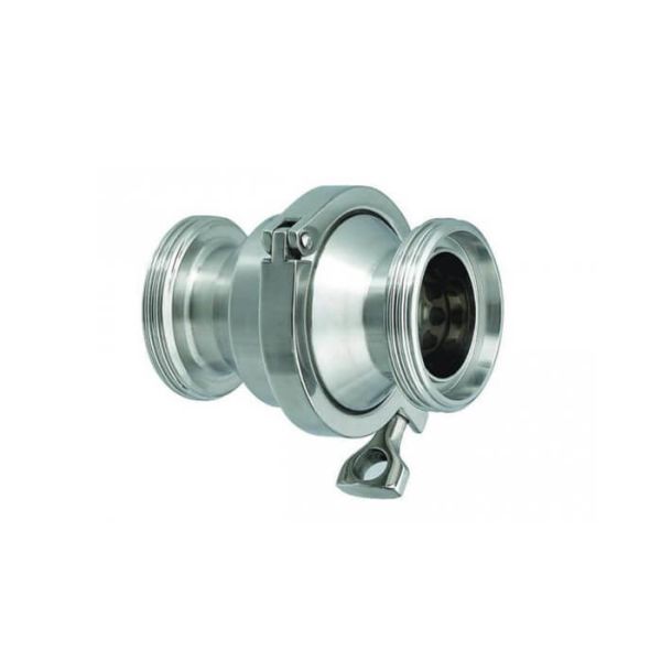 2 Inch Sanitary Check Valves Threaded Type With Clamp Type Standard End