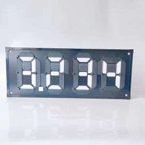 Reflective Gas Station Price Flip Signs Magnetic Four Digits Flip Board Caution