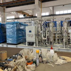 Quality 300 Cfm 500 Cfm Heated Desiccant Air Dryer Stainless Steel Pipelines Vessels Monoblock Skid for sale