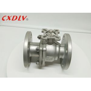 GB Standard Stainless Steel Ball Valve CF8 / CF8M Ball Material