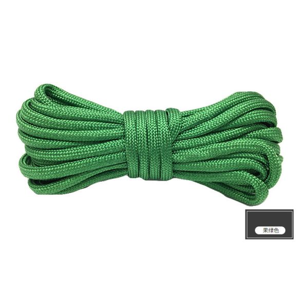 Colorful Orange Nylon Rope ISO9001 Double Braided Polyester Rope