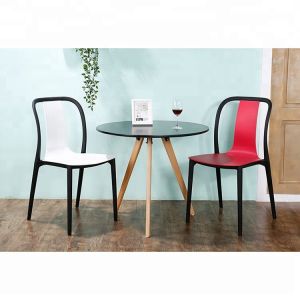 Wholesale modern square garden leisure plastic chair