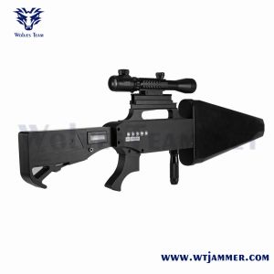 6 Bands 2000m Gun Type Drone Signal Blocker WIFI2.4G WIFI5.8G Signal Jammer