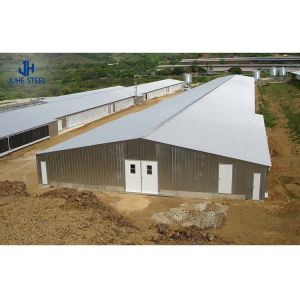 Q235B Heavy Structural Steel Prefabricated Metal Warehouse for Sheep Goat Cattle
