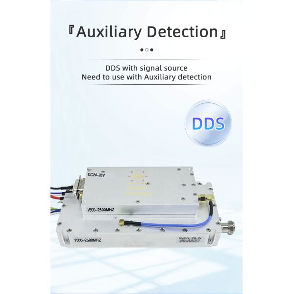 1500-2500MHz 100W Gan Lora Anti Uav Module Anti Portability Fpv Strike for DJI RF Power Amplifier with Ciculator