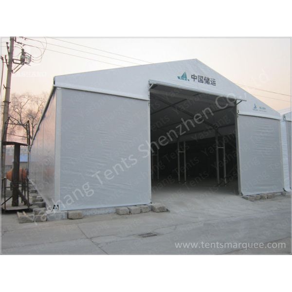 8M Ultra High Professional Outdoor Warehouse Tents , Large Industrial Tent Rental
