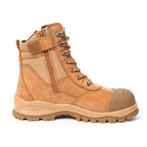 Steel Toed Anti Impact And Anti Puncture Cowhide Labor Protection Shoes