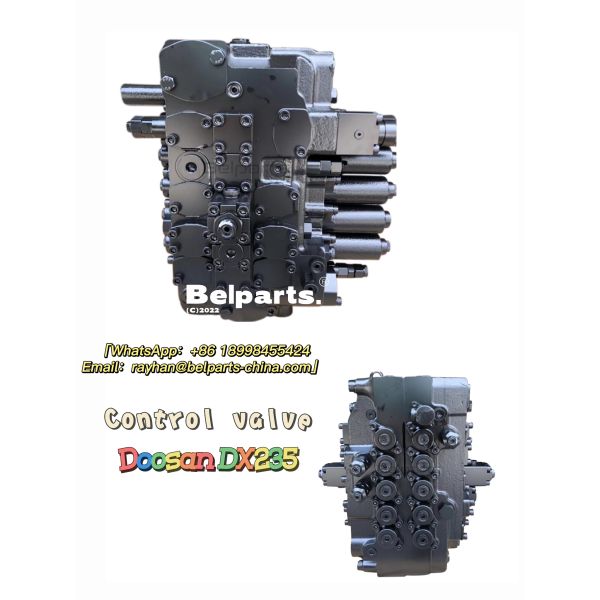 Belparts Excavator Main Control Valve For Doosan DX235 410105-00161