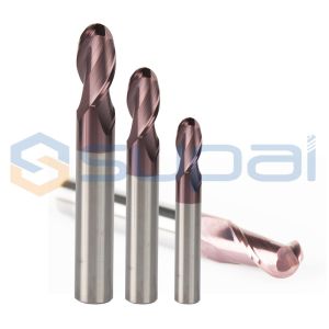 6mm 8mm 10mm Ball Nose Milling Cutter H6 Tolerance