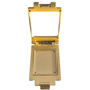 Aluminium BGA Test Socket Housing KR-6296-PK Mass Production Metal Fabrication