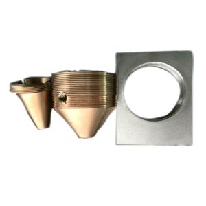Power Coating Customized KTL CNC Turning Copper Machined Parts