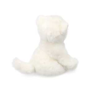 EN71 20cm White Dog Stuffed Toy For Baby Soothing