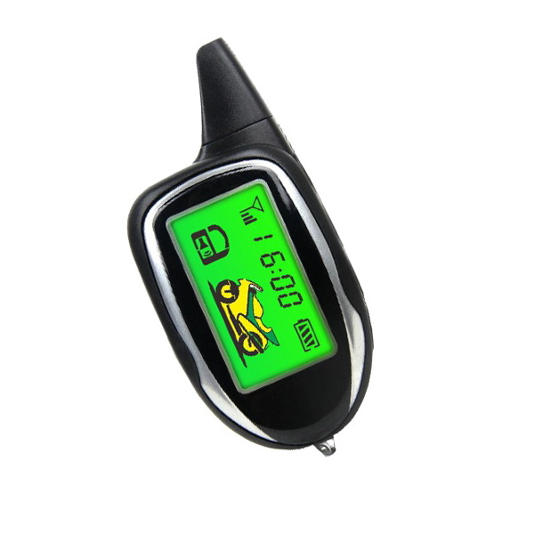 Two Way Remote Engine Start Motorcycle Security Alarm System W/ 2 LCD Remote Anti-theft