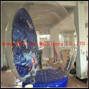 3.5M diamater snow globe inflatable inflatable christmas snowman