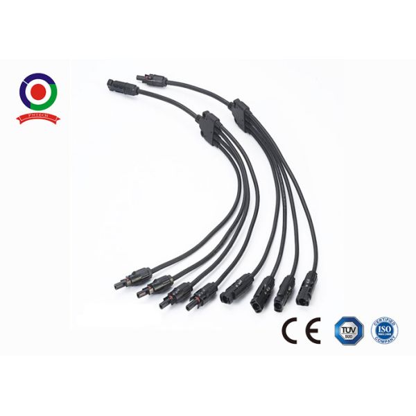 Buy 4 - 1 30A Solar Branch Connector Low Power Loss Easy Installation TUV Standard at wholesale prices