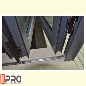 Accordion Folding Window Doors / Aluminium Folding Window Dust Resistance