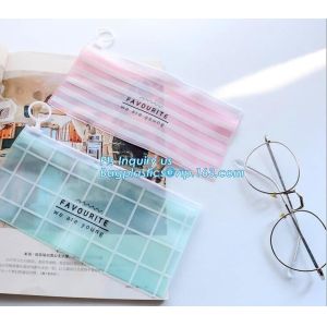 vinyl slider bags/ PVC EVA zipper bag, vinyl toiletry zipper bag pvc slider bag
