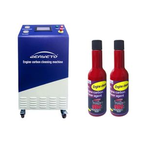Blue HHO Engine Carbon Cleaning Machine Equipment / Internal Engine Cleaning